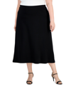Kasper Skimmer Center Back Zip Pencil Skirt In Black