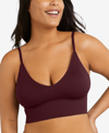 Maidenform Women's Pure Comfort Feel Good Seamless Brami Dm2302 In Nightfire Red