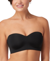 Shop Maidenform Women's Pure Comfort Wireless Strapless Bandeau Bra Dm7685 In Black