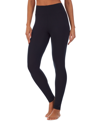 Cuddl Duds Petite Softwear With Stretch High-waist Leggings In Black