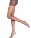 Hanes Women's Silk Reflections Control Top Reinforced Toe Pantyhose Sheers 718 In Barely Black