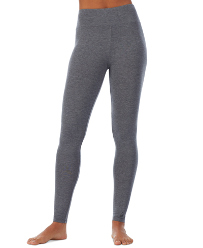 Cuddl Duds Petite Softwear With Stretch High-waist Leggings In Charcoal
