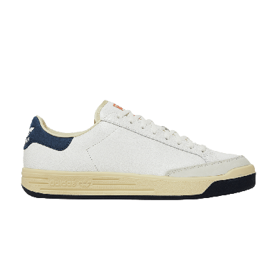 Pre-owned Adidas Originals Rod Laver Consortium 'leather Pack - Cracked' In White