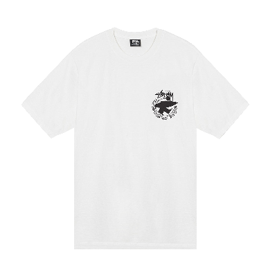 Pre-owned Stussy Beach Roots Pigment Dyed Tee 'natural' In White