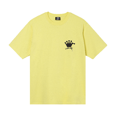 Pre-owned Stussy Lb Crown Tee 'yellow'