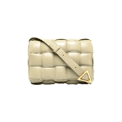Pre-owned Bottega Veneta Small Padded Cassette Bag 'travertine Gold'