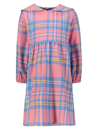 Mini Rodini Kids Pink Sailor Dress In Rosa