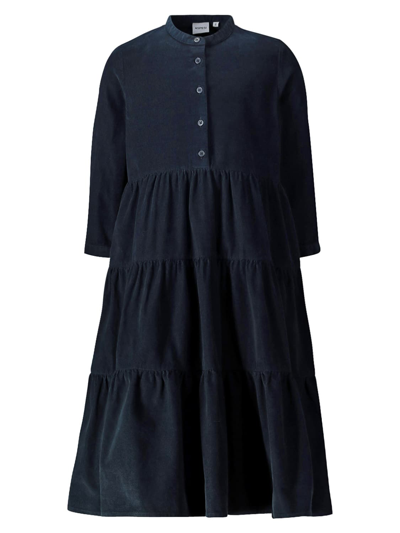 Aspesi Kids Dress For Girls In Navy Blue