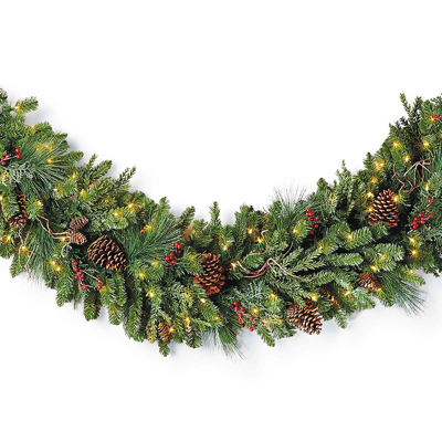 Frontgate Christmas Cheer Led Corded Garland