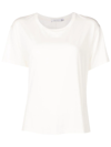 Lenny Niemeyer Round-neck Short-sleeved T-shirt In White