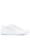 Acne Studios Tonal Lace-up Sneakers In White