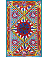 Dolce & Gabbana Geometric Pattern Bath Mat In Multicolour