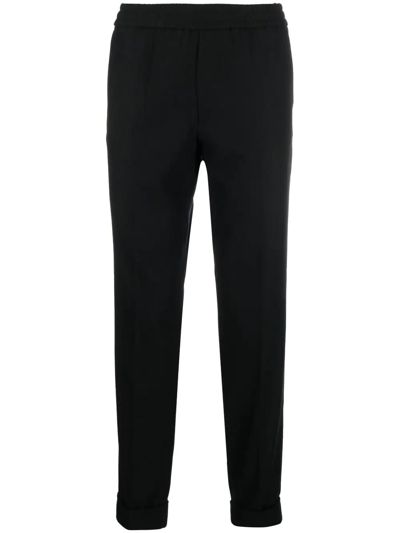 Filippa K Straight-leg Cropped Trousers In Black