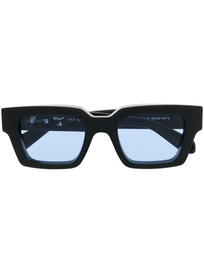 Off-white Virgil Square-frame Acetate Sunglasses In Nero