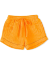 Cult Gaia Lev Drawstring Shorts In Orange