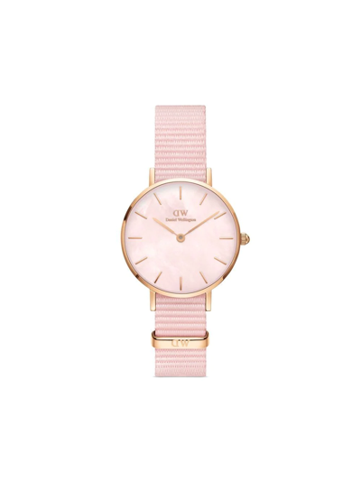 Daniel Wellington Petite Coral 32毫米腕表 In Pink