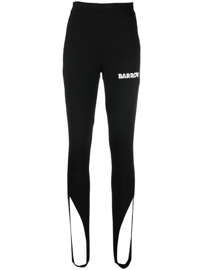 Barrow Cut-out Ankle-strap Leggings In Black