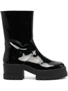 CLERGERIE WILMERV 70MM PATENT-LEATHER ANKLE BOOTS