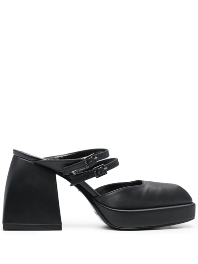 Nodaleto Bulla Smith 100mm Mules In Black