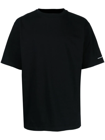 Agnès B. Short-sleeve Cotton T-shirt In Black