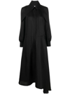 JIL SANDER LONG POINTED-COLLAR SHIRT DRESS