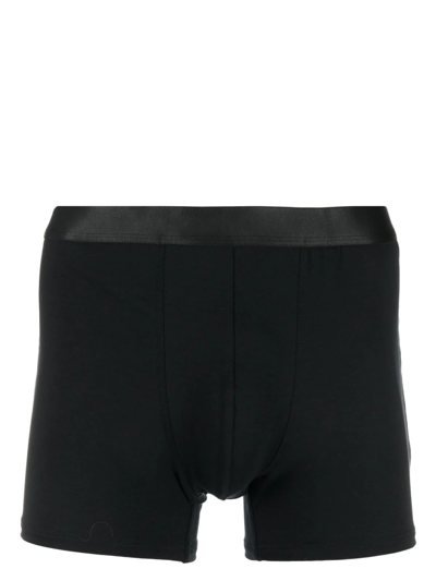 Cdlp Logo-waistband Boxer Briefs In Black