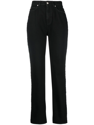 Alexander Mcqueen Straight-leg Jeans In Black