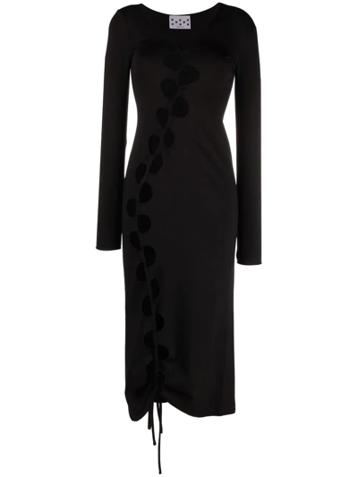 Avavav Cut Out-detail Maxi Dress In Black