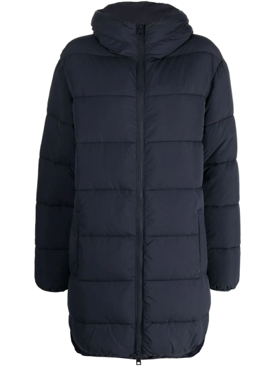Zadig & Voltaire Korail Padded Mid-length Coat In Blue