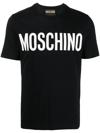 Moschino Couture T-shirt With Logo Print In Black