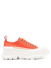 ALEXANDER MCQUEEN TREAD-SLICK LACE-UP CANVAS trainers