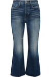 FRAME RIGID RE-RELEASE LE CROPPED HIGH-RISE SLIM-LEG JEANS