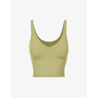 Lululemon Align Cropped Stretch-knit Top