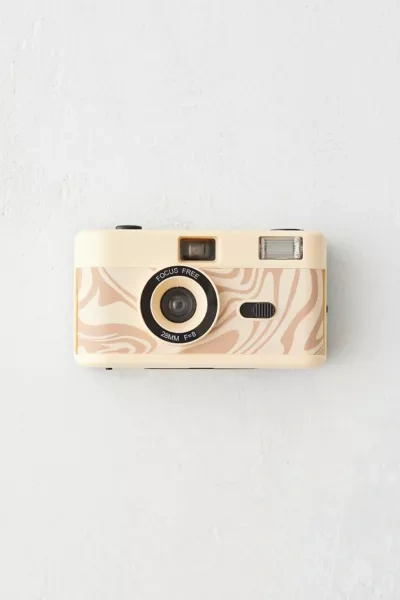 Urban Outfitters Uo Swirl 35mm Flash Camera In Cream ModeSens