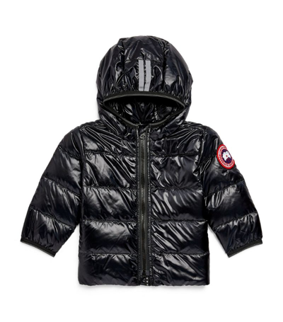 Canada Goose Kids Crofton Hooded Jacket (6-24 Months) In Black