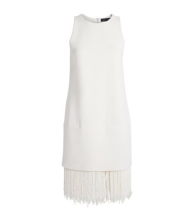 Proenza Schouler Fringed Sleeveless Mini Dress In White