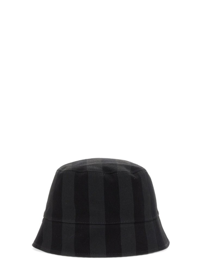 Sunnei Reversible Bucket Hat In Black