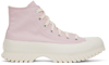 Converse Pink Chuck Taylor All Star Lugged 2.0 Sneakers In Barely Rose/black/eg