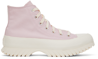Converse Pink Chuck Taylor All Star Lugged 2.0 Sneakers In Barely Rose/black/eg