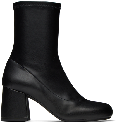 Simon Miller Black Faux-leather Mojo Boots