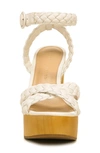 Veronica Beard Gael Platform Sandal In Snow