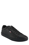 Tommy Hilfiger Brecon Signature Sneaker In Triple Black