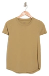 Madewell Vintage Crew Neck Cotton T-shirt In Olive Surplus