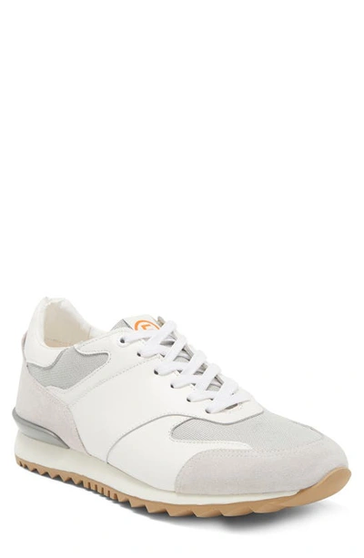 French Connection Ira Leather & Mesh Sneaker In White