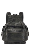 Old Trend Bryan Leather Backpack In Slate