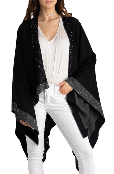 Saachi Studded Topper In Black