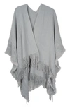 SAACHI EMORY FRINGE RUANA