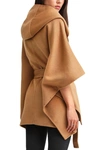 Belle & Bloom Jackson Landing Wool Blend Cape Coat In Camel