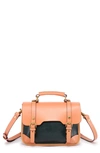 Old Trend Women's Genuine Leather Alder Mini Satchel Bag In Teal