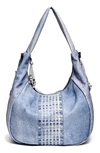 Old Trend Dorado Leather Satchel In Blue